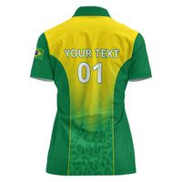 Personalized Brazil 2024 Women Polo Shirt Selecao Brasileira - Wonder Print Shop