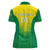 Personalized Brazil 2024 Women Polo Shirt Selecao Brasileira - Wonder Print Shop