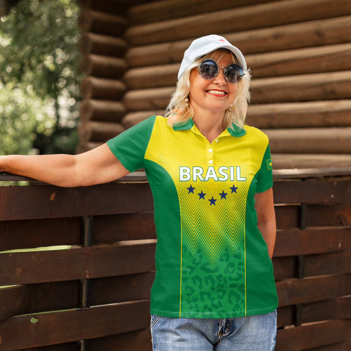Personalized Brazil 2024 Women Polo Shirt Selecao Brasileira - Wonder Print Shop