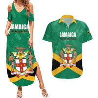 Personalized Jamaica 2024 Couples Matching Summer Maxi Dress and Hawaiian Shirt Jumieka Reggae Boyz - Wonder Print Shop