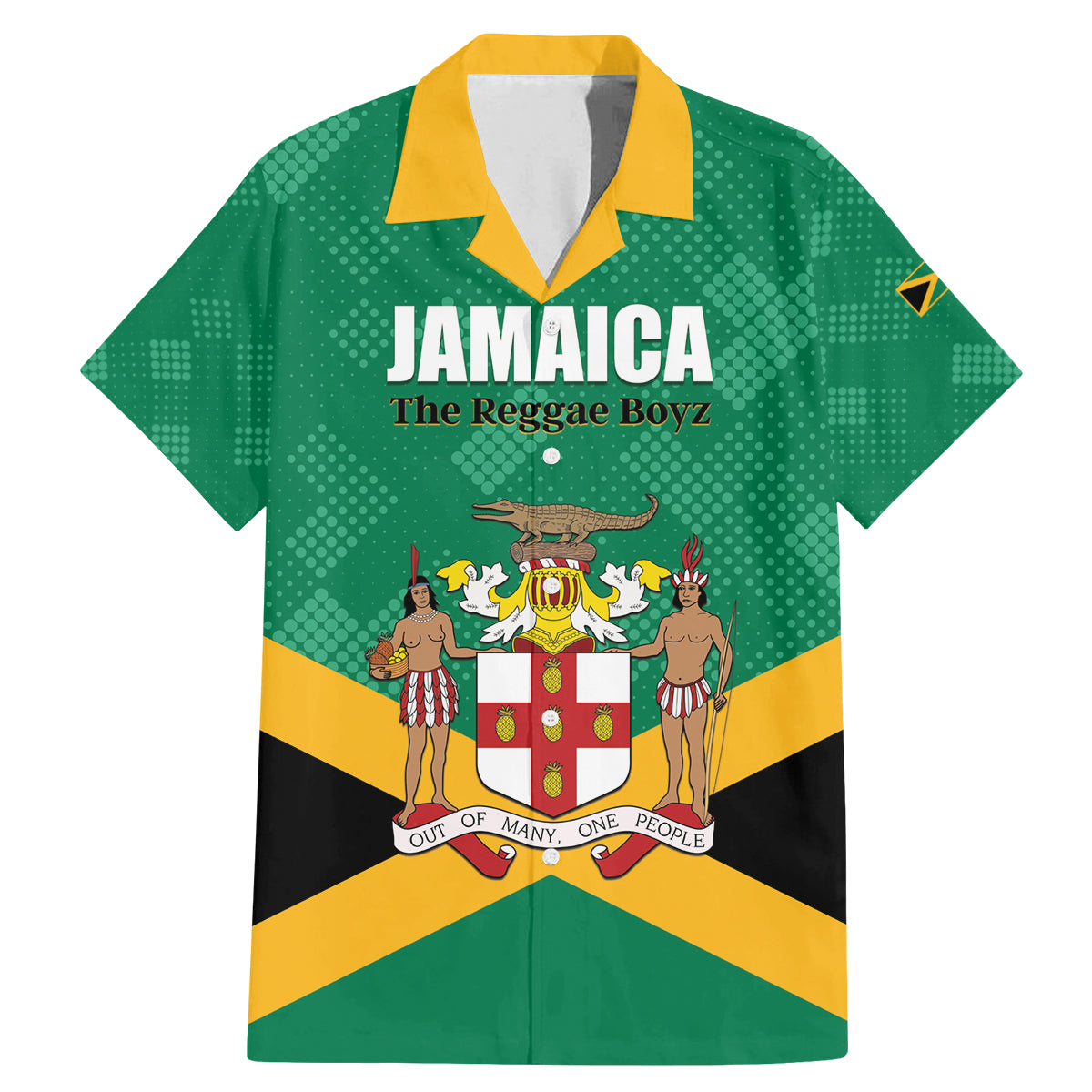 Personalized Jamaica 2024 Family Matching Mermaid Dress and Hawaiian Shirt Jumieka Reggae Boyz - Wonder Print Shop