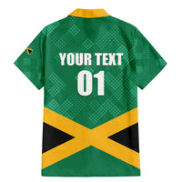Personalized Jamaica 2024 Family Matching Mermaid Dress and Hawaiian Shirt Jumieka Reggae Boyz - Wonder Print Shop