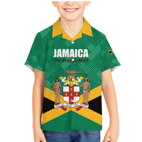 Personalized Jamaica 2024 Family Matching Mermaid Dress and Hawaiian Shirt Jumieka Reggae Boyz - Wonder Print Shop