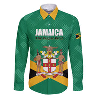 Personalized Jamaica 2024 Family Matching Off Shoulder Maxi Dress and Hawaiian Shirt Jumieka Reggae Boyz - Wonder Print Shop