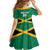 Personalized Jamaica 2024 Family Matching Tank Maxi Dress and Hawaiian Shirt Jumieka Reggae Boyz - Wonder Print Shop