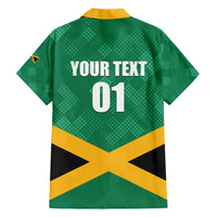 Personalized Jamaica 2024 Family Matching Tank Maxi Dress and Hawaiian Shirt Jumieka Reggae Boyz - Wonder Print Shop