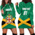 Personalized Jamaica 2024 Hoodie Dress Jumieka Reggae Boyz