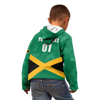 Personalized Jamaica 2024 Kid Hoodie Jumieka Reggae Boyz - Wonder Print Shop