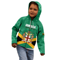 Personalized Jamaica 2024 Kid Hoodie Jumieka Reggae Boyz - Wonder Print Shop