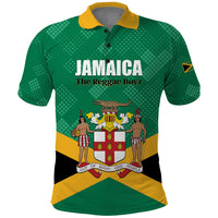 Personalized Jamaica 2024 Polo Shirt Jumieka Reggae Boyz - Wonder Print Shop