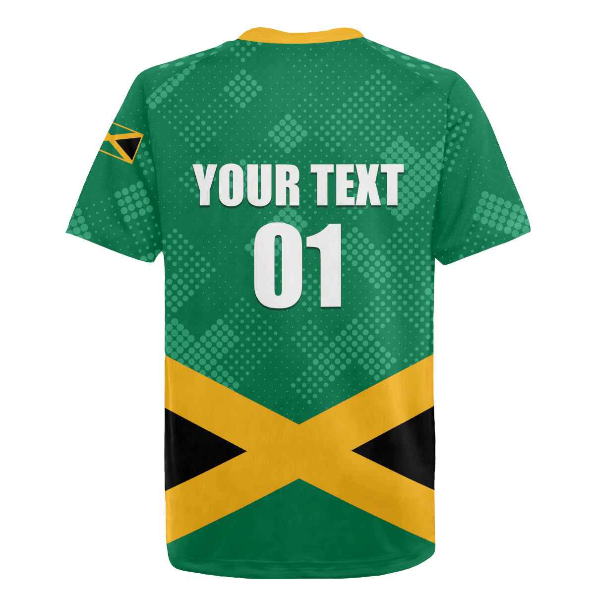 Personalized Jamaica 2024 Rugby Jersey Jumieka Reggae Boyz - Wonder Print Shop