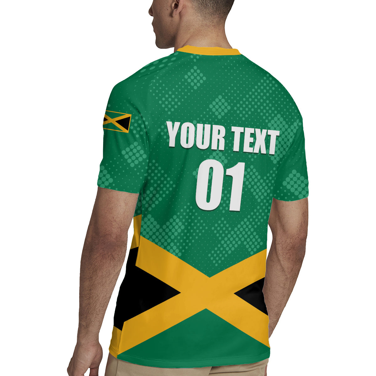 Personalized Jamaica 2024 Rugby Jersey Jumieka Reggae Boyz - Wonder Print Shop