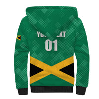 Personalized Jamaica 2024 Sherpa Hoodie Jumieka Reggae Boyz - Wonder Print Shop