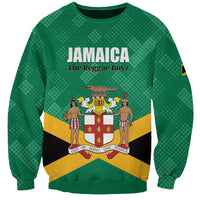 Personalized Jamaica 2024 Sweatshirt Jumieka Reggae Boyz - Wonder Print Shop