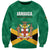 Personalized Jamaica 2024 Sweatshirt Jumieka Reggae Boyz - Wonder Print Shop