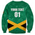 Personalized Jamaica 2024 Sweatshirt Jumieka Reggae Boyz - Wonder Print Shop