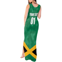 Personalized Jamaica 2024 Tank Maxi Dress Jumieka Reggae Boyz - Wonder Print Shop