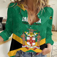 Personalized Jamaica 2024 Women Casual Shirt Jumieka Reggae Boyz - Wonder Print Shop