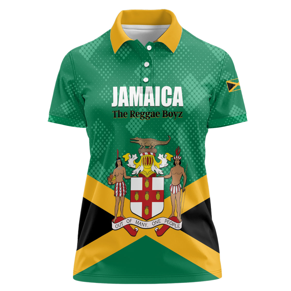 Personalized Jamaica 2024 Women Polo Shirt Jumieka Reggae Boyz - Wonder Print Shop