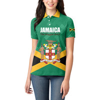 Personalized Jamaica 2024 Women Polo Shirt Jumieka Reggae Boyz - Wonder Print Shop