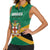 Personalized Jamaica 2024 Women Sleeveless Polo Shirt Jumieka Reggae Boyz - Wonder Print Shop