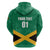Personalized Jamaica 2024 Zip Hoodie Jumieka Reggae Boyz - Wonder Print Shop