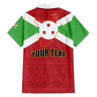 Personalized Burundi Family Matching Long Sleeve Bodycon Dress and Hawaiian Shirt Coat Of Arms African Pattern - Wonder Print Shop