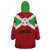 Personalized Burundi Wearable Blanket Hoodie Coat Of Arms African Pattern