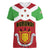 Personalized Burundi Women V-Neck T-Shirt Coat Of Arms African Pattern - Wonder Print Shop
