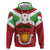 Personalized Burundi Zip Hoodie Coat Of Arms African Pattern