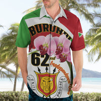Personalized Burundi Independence Day Hawaiian Shirt Coat Of Arms Bujumbura Flower - Wonder Print Shop