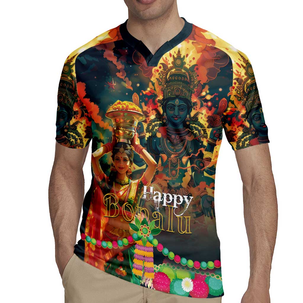 Bonalu Festival 2024 Rugby Jersey Bonam Parikrama - Wonder Print Shop