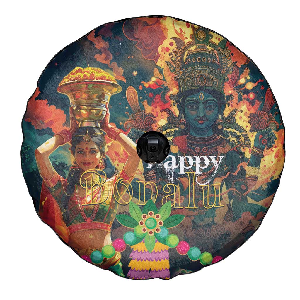 Bonalu Festival 2024 Spare Tire Cover Bonam Parikrama - Wonder Print Shop