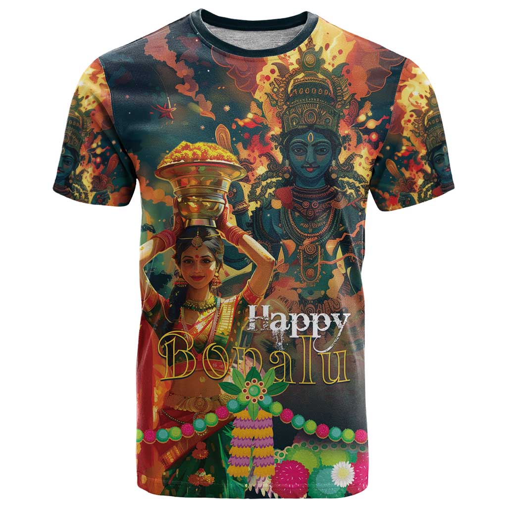 Bonalu Festival 2024 T Shirt Bonam Parikrama - Wonder Print Shop