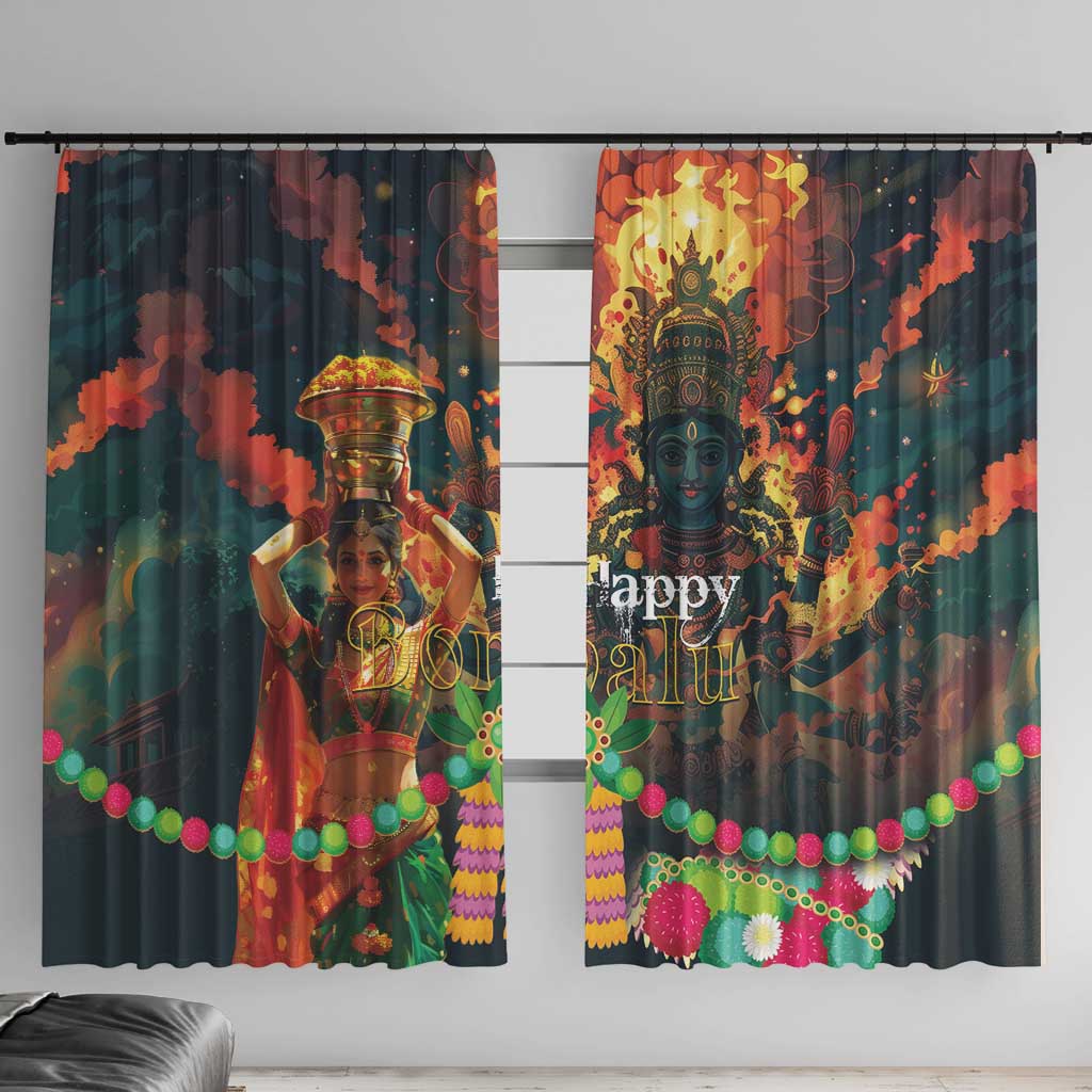 Bonalu Festival 2024 Window Curtain Bonam Parikrama - Wonder Print Shop