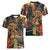 Bonalu Festival 2024 Women V-Neck T-Shirt Bonam Parikrama - Wonder Print Shop