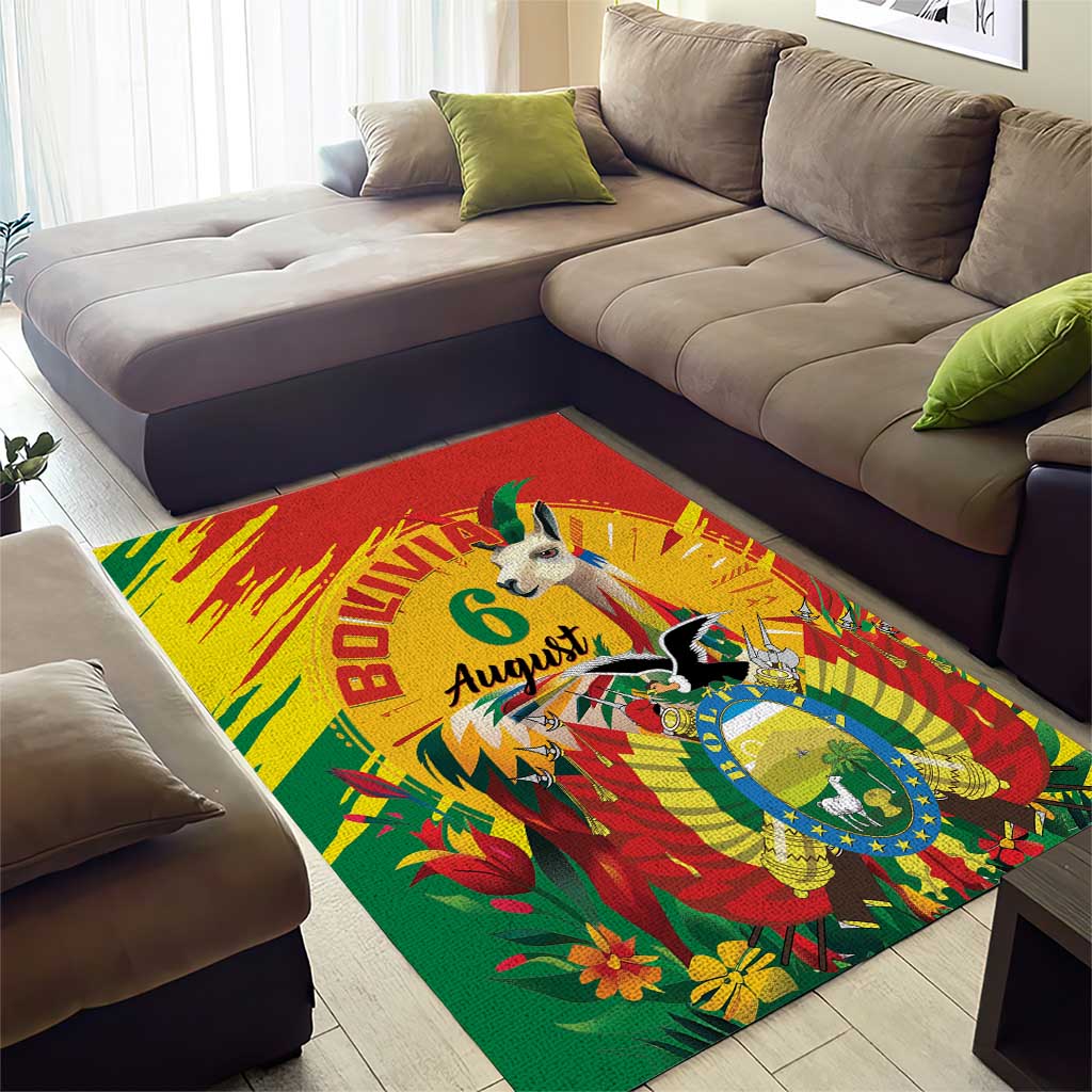 Bolivia Independence Day Area Rug Puliwya Achka Aylluska Mamallaqta - Wonder Print Shop