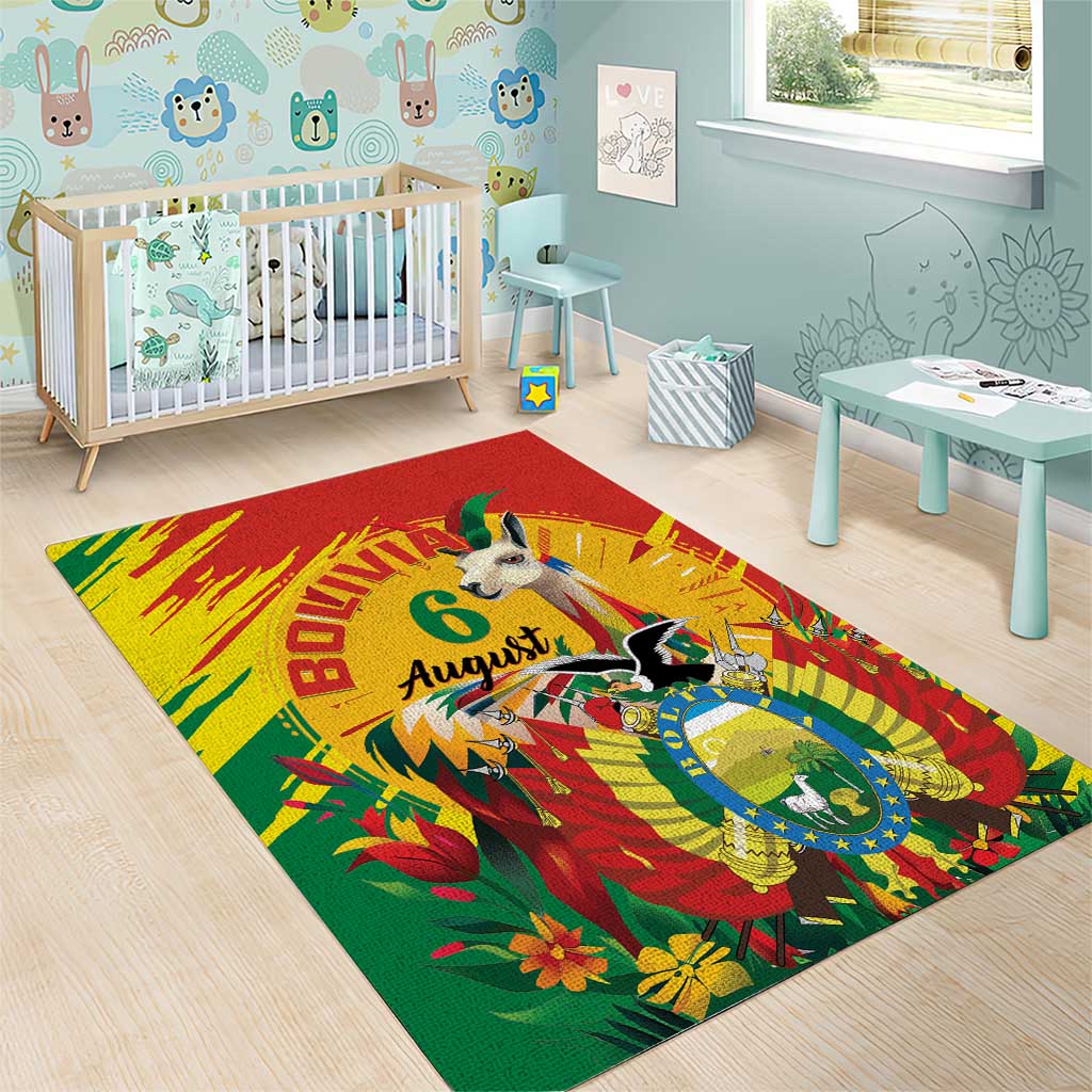 Bolivia Independence Day Area Rug Puliwya Achka Aylluska Mamallaqta - Wonder Print Shop