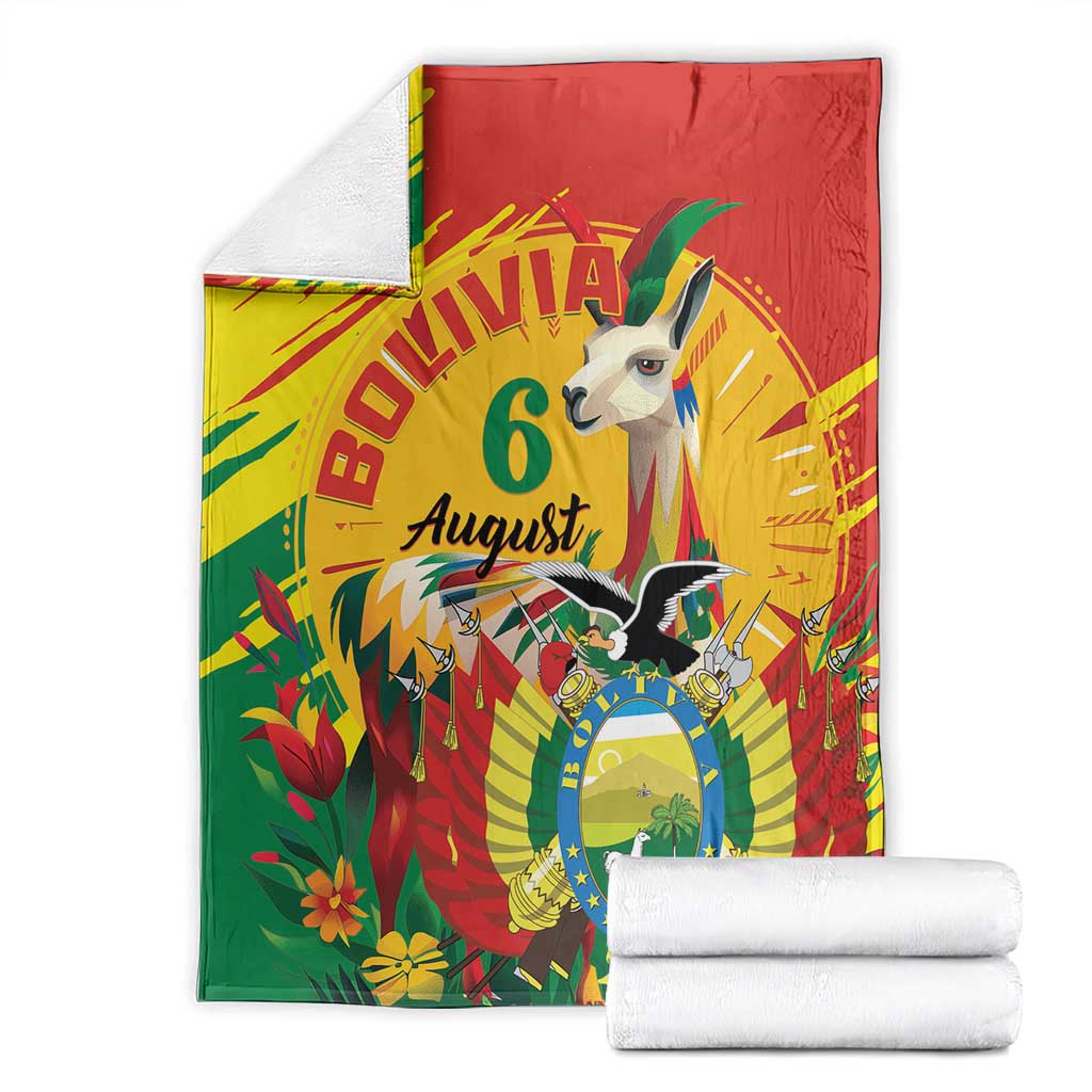 Bolivia Independence Day Blanket Puliwya Achka Aylluska Mamallaqta