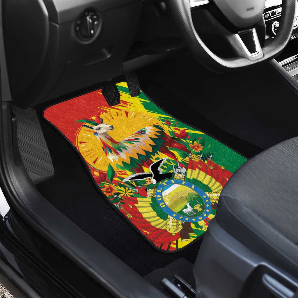 Bolivia Independence Day Car Mats Puliwya Achka Aylluska Mamallaqta - Wonder Print Shop