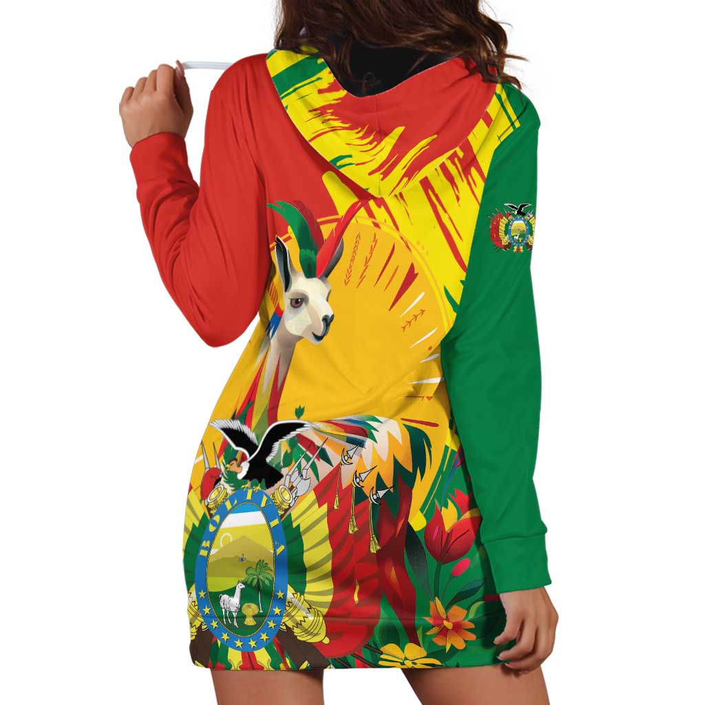 Bolivia Independence Day Hoodie Dress Puliwya Achka Aylluska Mamallaqta - Wonder Print Shop