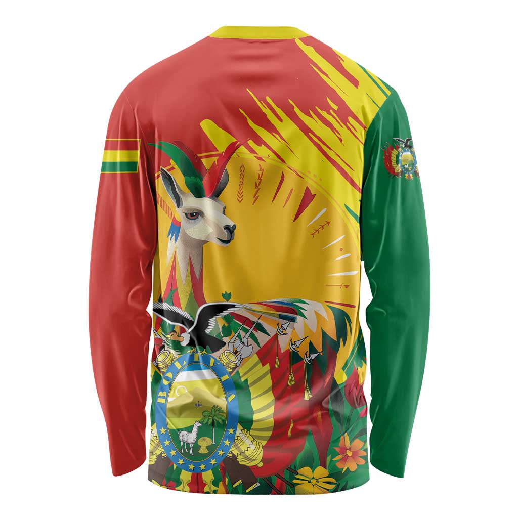 Bolivia Independence Day Long Sleeve Shirt Puliwya Achka Aylluska Mamallaqta - Wonder Print Shop