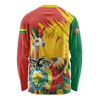 Bolivia Independence Day Long Sleeve Shirt Puliwya Achka Aylluska Mamallaqta - Wonder Print Shop