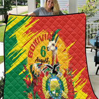 Bolivia Independence Day Quilt Puliwya Achka Aylluska Mamallaqta - Wonder Print Shop