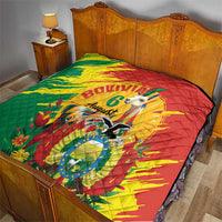 Bolivia Independence Day Quilt Puliwya Achka Aylluska Mamallaqta - Wonder Print Shop
