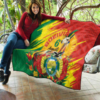Bolivia Independence Day Quilt Puliwya Achka Aylluska Mamallaqta - Wonder Print Shop