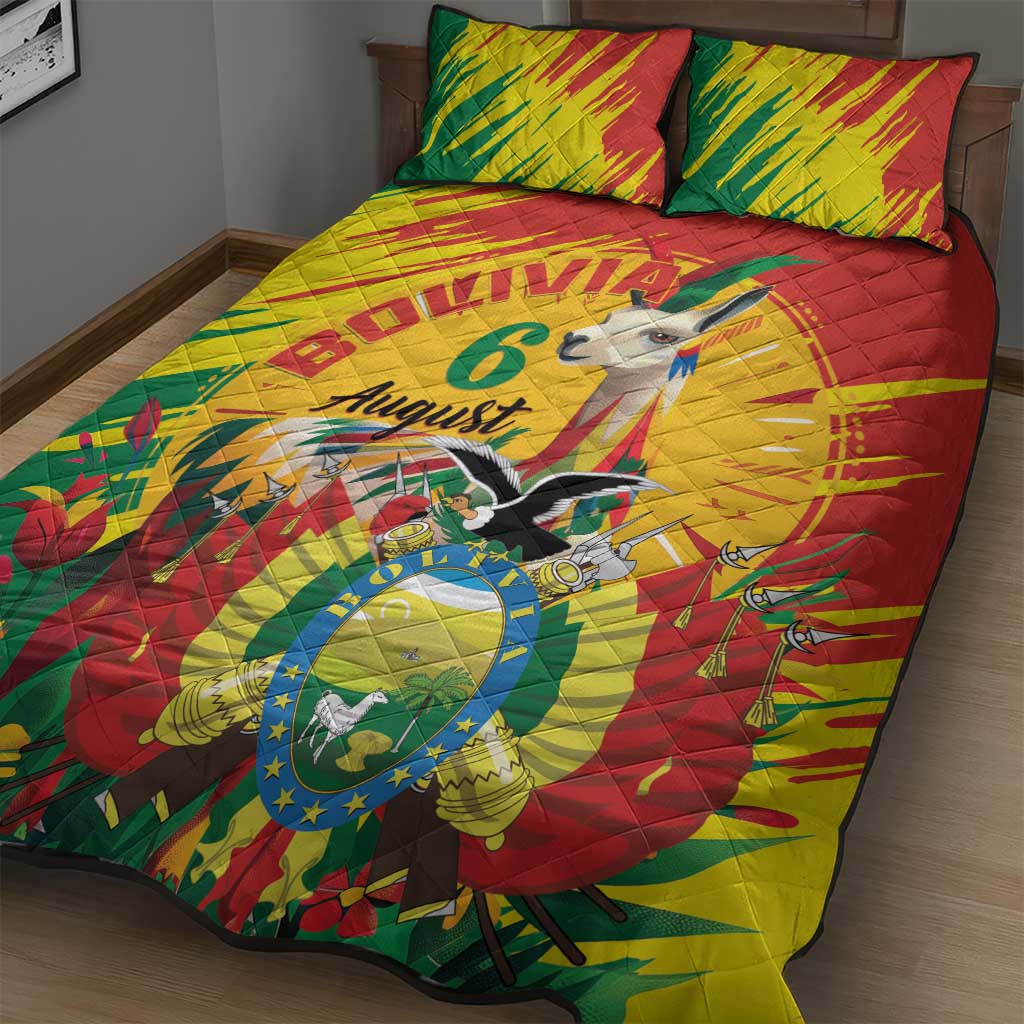 Bolivia Independence Day Quilt Bed Set Puliwya Achka Aylluska Mamallaqta - Wonder Print Shop