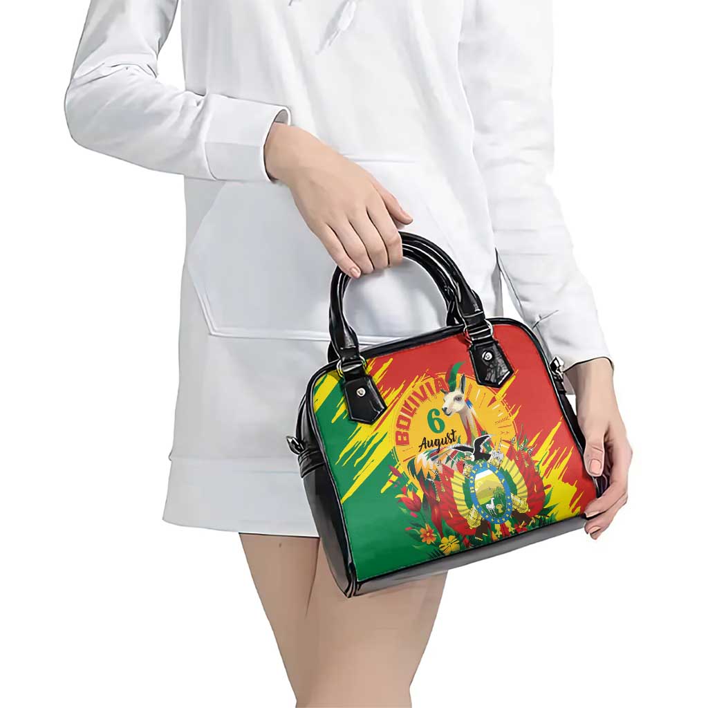 Bolivia Independence Day Shoulder Handbag Puliwya Achka Aylluska Mamallaqta