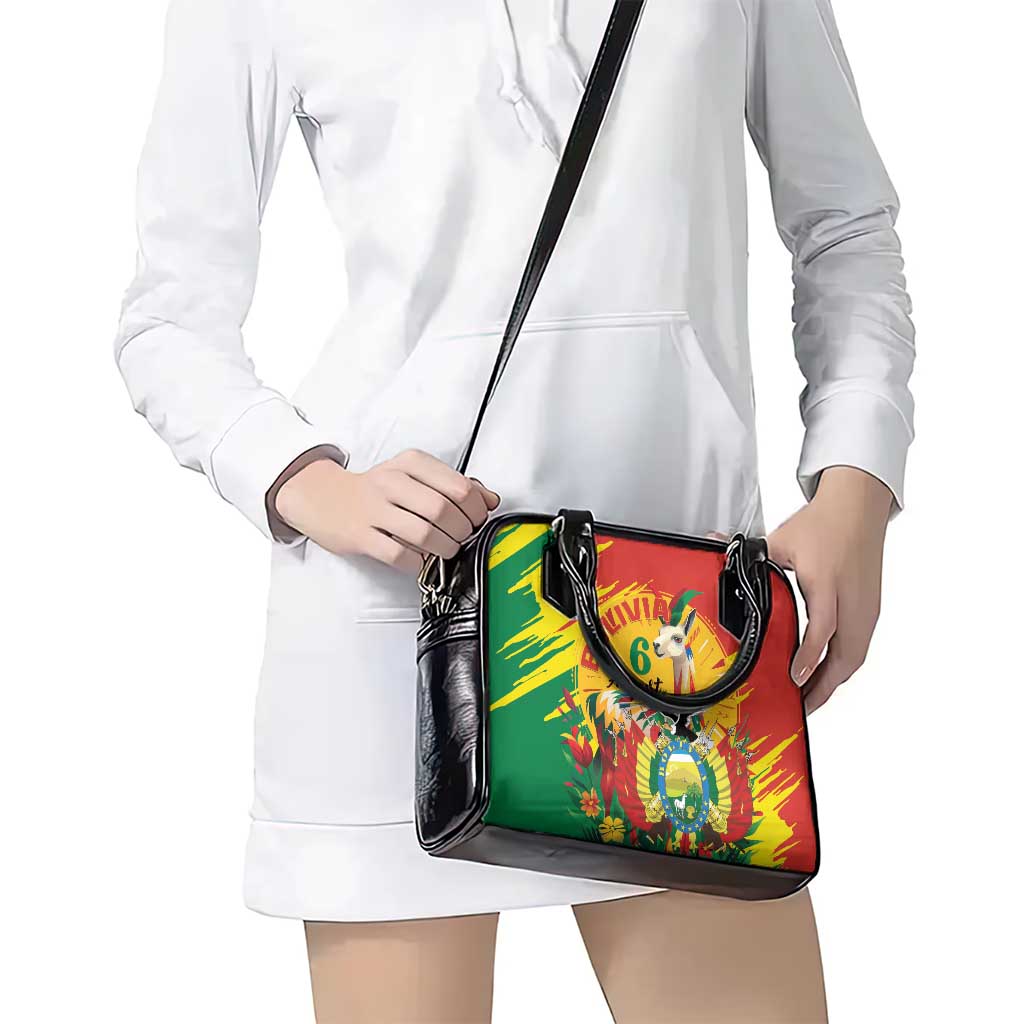 Bolivia Independence Day Shoulder Handbag Puliwya Achka Aylluska Mamallaqta