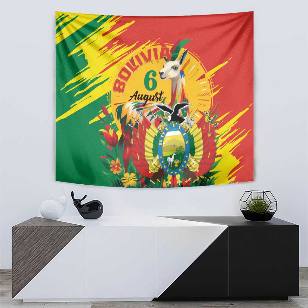 Bolivia Independence Day Tapestry Puliwya Achka Aylluska Mamallaqta - Wonder Print Shop